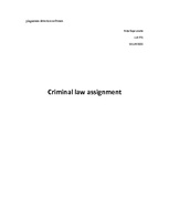 Eseja 'Criminal Law Assignment', 2.