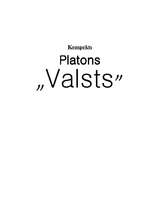 Konspekts 'Platons "Valsts"', 1.