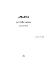 Konspekts 'Atgādnes. Latviešu valoda', 1.