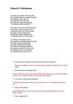 Paraugs 'E.Veidenbauma dzejoļa analīze', 1.