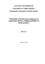 Eseja 'Starptautisko attiecību loma uzņēmumu un organizāciju darbā ar daļējām publikām ', 1.
