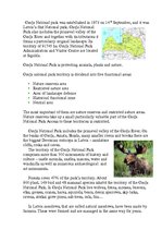 Referāts 'Gauja National Park', 3.