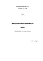Referāts 'Starptautisko tiesību pamatprincipi', 1.