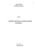 Referāts 'Sabiedrisko attiecību loma nevalstisko organizāciju komunikācijā', 1.