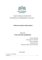 Paraugs 'Četru stāvu ēkas projektēšana', 1.