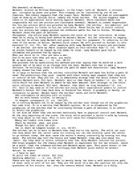 Eseja 'The Downfall of Macbeth', 1.