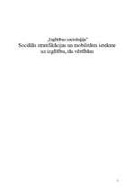 Konspekts 'Sociālās stratifikācijas un mobilitātes ietekme uz izglītību, tās vērtībām', 1.