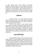 Referāts 'SPA pakalpojumi Latvijas viesnīcās', 6.