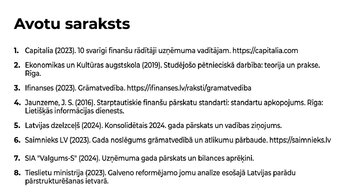 Prezentācija 'Aktīvi, saistības un pašu kapitāls', 13.