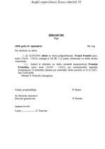 Paraugs 'Rīkojums', 1.