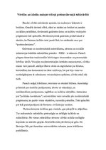 Eseja 'Vērtību un ideālu maiņas cēloņi postmodernajā sabiedrībā', 1.