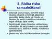 Prezentācija 'Riska vadības modeļa analīze uzņēmumā "Bāķis"', 15.