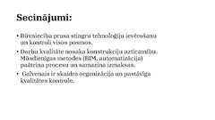 Prezentācija 'Būvdarbu procesi un operācijas', 21.