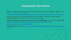 Prezentācija 'Būvdarbu procesi un operācijas', 22.