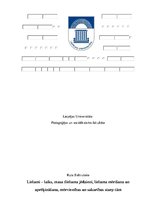 Konspekts 'Lielumi - laiks, masa', 1.