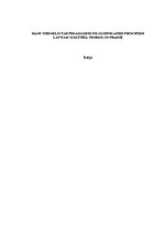 Konspekts 'Mans viedoklis par pedagoģiski filosofiskajiem principiem Latvijas izglītībā', 1.