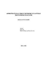Diplomdarbs 'Apdrošināšanas tirgus ietekme uz Latvijas ekonomisko izaugsmi', 1.