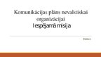Prezentācija 'Komunikācijas plāns nevalstiskai organizācijai "Iespējamā misija"', 1.