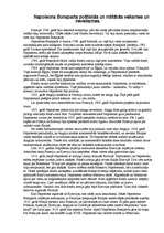 Eseja 'Napoleona Bonaparta politiskās un militārās veiksmes un neveiksmes', 1.