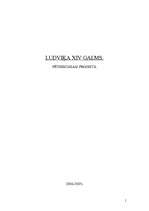 Referāts 'Ludviķa XIV galms', 1.