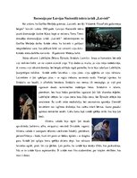 Konspekts 'Recenzija par Latvijas Nacionālā teātra izrādi "Latvieši"', 1.