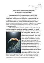 Eseja '"Tumsas dēmons" jeb kārtējais pasaules gals', 1.