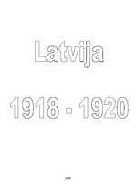Referāts 'Latvija laika posmā no 1918. līdz 1920.gadam', 1.