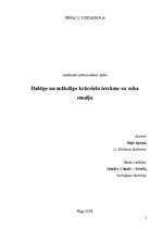 Referāts 'Dabīgo un mākslīgo krāsvielu ietekme uz zoba emalju', 1.