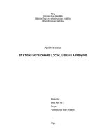 Paraugs 'Statiski noteicamas locīklu sijas aprēķins', 1.