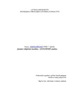 Referāts 'Jaunās reliģiskās kustības - sātanisms - analīze', 1.