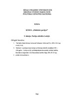 Konspekts 'Partiju attīstība Latvijā', 1.