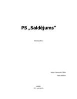 Biznesa plāns 'Pilnsabiedrība "Saldējums"', 1.