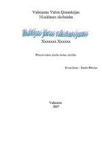 Referāts 'Baltijas jūra', 1.