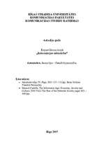 Eseja 'Virtuālais laiks. Laiks, vieta un sabiedrība: mūžības robeža', 1.