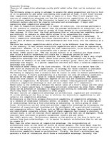 Eseja 'Competitive Advantage', 1.