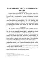 Konspekts 'P&G markas reklamēšanās novērtējums Latvijā', 1.