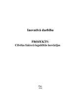 Biznesa plāns 'Cilvēku faktorā ieguldītās inovācijas', 1.