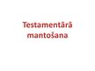 Prezentācija 'Testamentārā mantošana', 1.