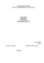 Referāts 'Tirgus izpēte SIA "Baltic Cinema” ', 1.