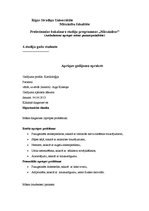 Prakses atskaite 'Aprūpes plāns kardioloģijā', 1.