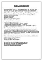 Konspekts 'Kālija permanganāts', 1.