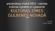 Prezentācija 'Kultūras zīmes Gulbenes novadā, piemiņas vietas', 1.