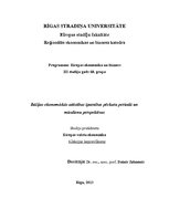 Konspekts 'Itālijas ekonomiskās attīstības īpatnības pēckara periodā un mūsdienu perspektīv', 1.