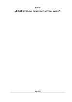 Referāts 'CRM ieviešanas problēmas Latvijas bankās', 1.