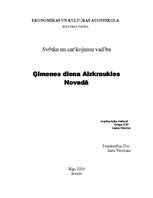 Paraugs 'Pasākuma veidošana', 1.