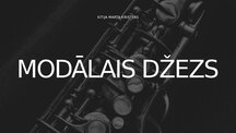 Prezentācija 'Modālais Džezs', 1.
