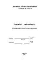 Referāts 'Tirdzniecības vietas izpēte', 1.