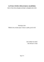 Konspekts 'Dažādu tautu, etnisko grupu rotaļas un spēles', 1.