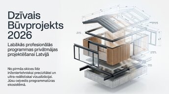 Prezentācija 'Labākās profesionālās programmas privātmājas projektēšanai Latvijā', 1.
