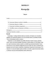 Referāts 'Korupcija', 1.